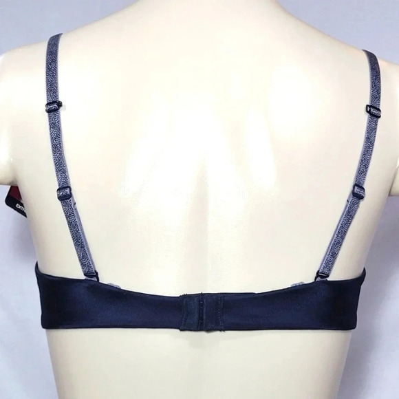 34B Lily Of France 2177200 Extreme U-Plunge UW Bra Black NWT - Picture 3 of 9